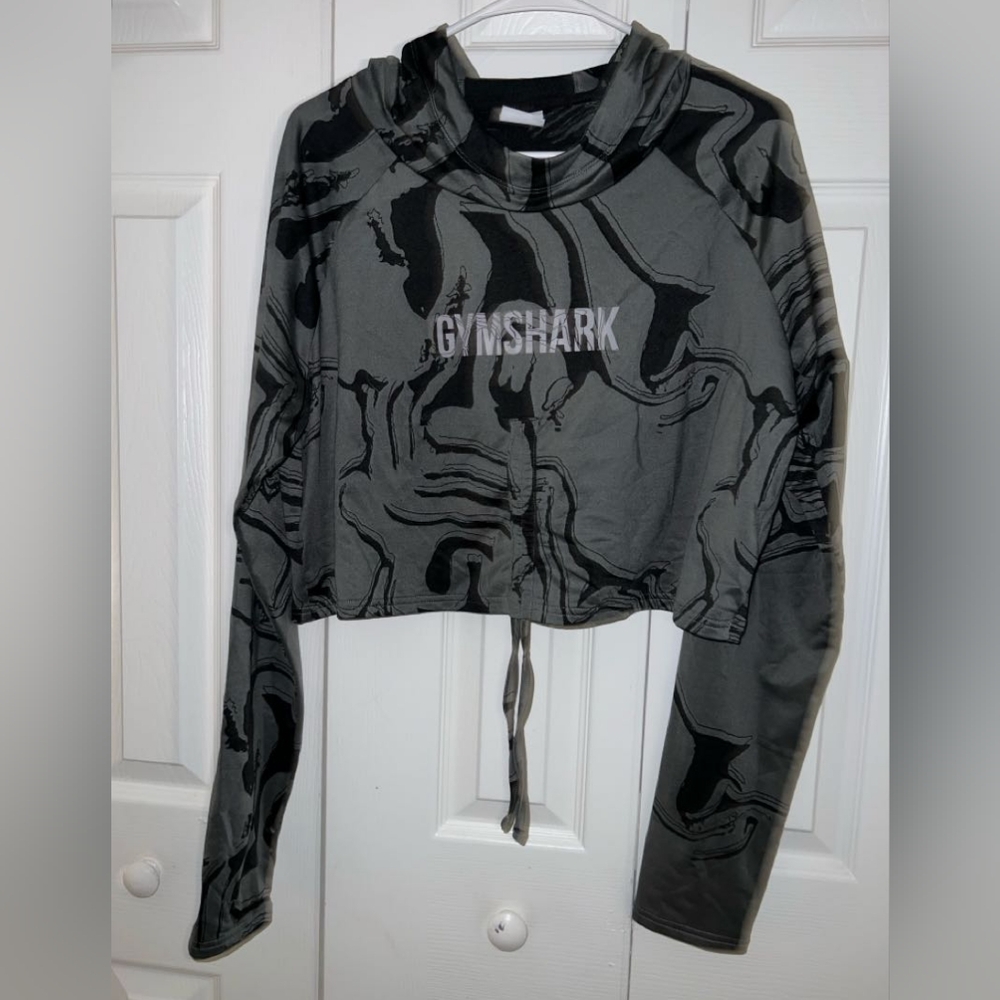 Gymshark "athletic sweater tops"womens gray size XL